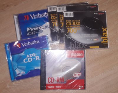 6x 700 MB čistá CD