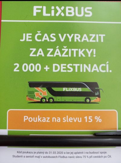 Flixbus sleva 15 %