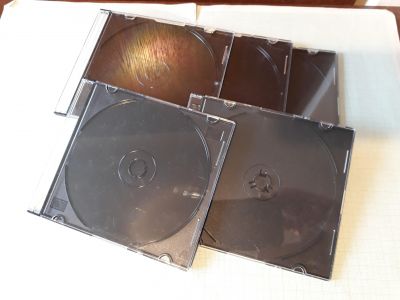 Prázdné krabičky od DVD - 5 kusů