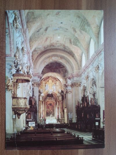 Pohlednice Velehrad - bazilika - interiér {2409}