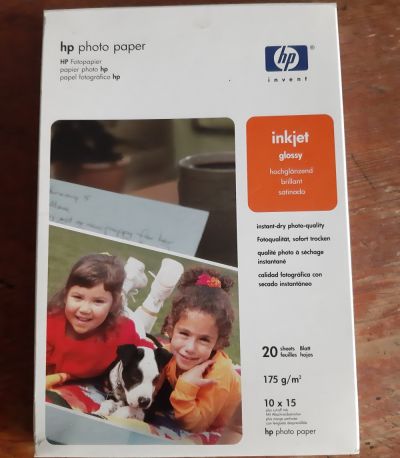 HP Photo paper, 10x15