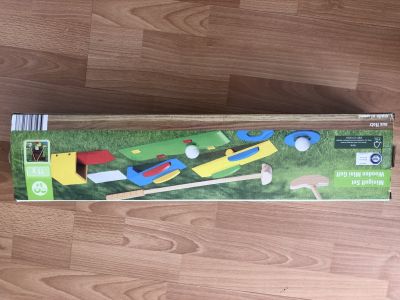Dřevěný mini golf pro děti
