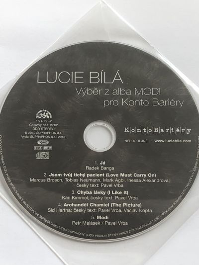 CD Lucie Bílá Výběr pro Konto bariéry