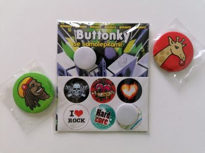 Placky na batoh (buttonky)