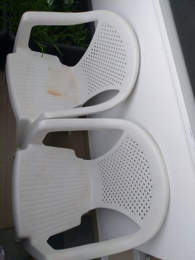 Plastové zahradní židle