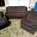 Daruji retro sedací soupravu hnědá 2 +1+1