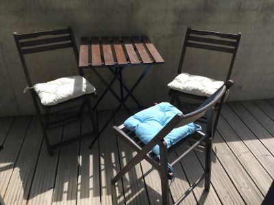 Skladaci zahradni zidle + stolek