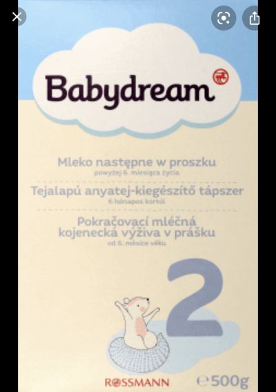 umele mlieko Babydream 2