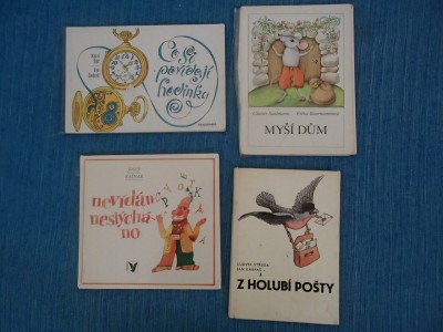 Čtyři retro knížky pro děti