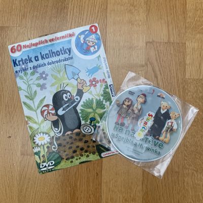 DVD Krtek a CD s Hurvínekm