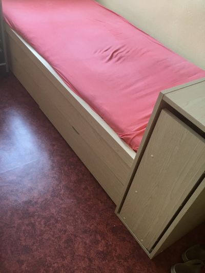 luxusní postel s úložným prostorem, 1-lůžko