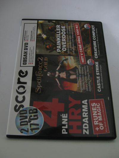 Original DVD z casopisu SCORE - plne hry