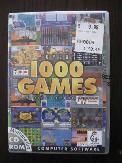 CD software - hra - 1000 Games