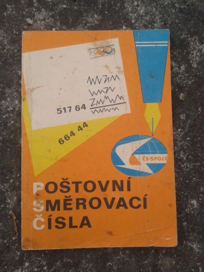 Brožura Seznam poštovních směrovacích čísel obcí v ČR