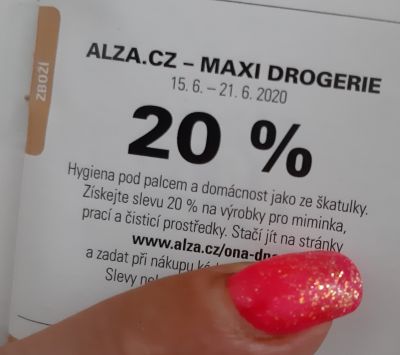 Alza drogerie sleva 20%