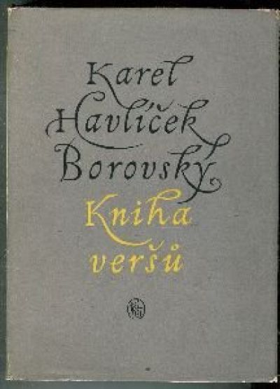 K. H. Borovský: Kniha veršů