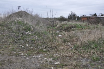 Stavební zbytky, suť, dřevo