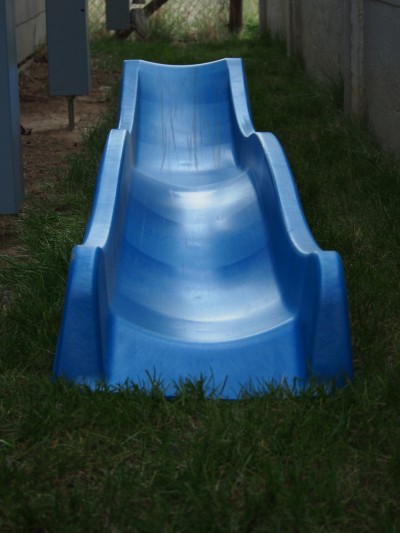 Skluzavka 3m modrá - poškozená