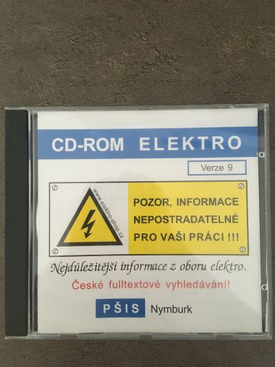 Cd-rom elektro, informace nepostradatelne pro vasi praci!