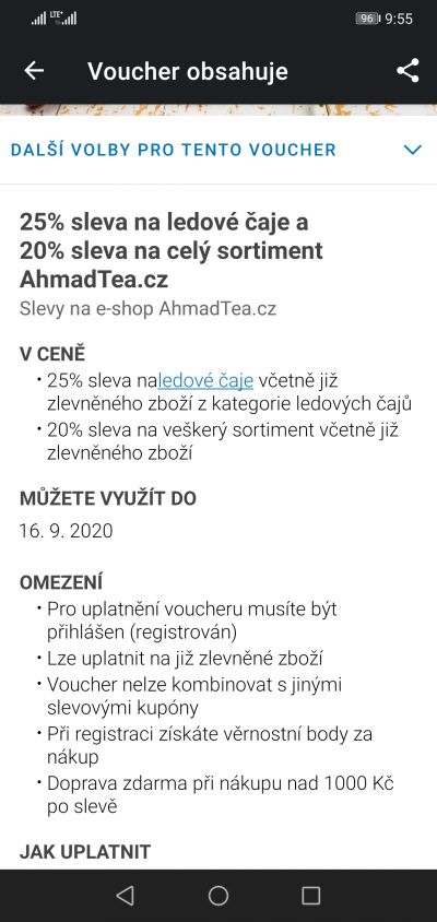 Sleva Ahnad tea 20-25%(voucher5)