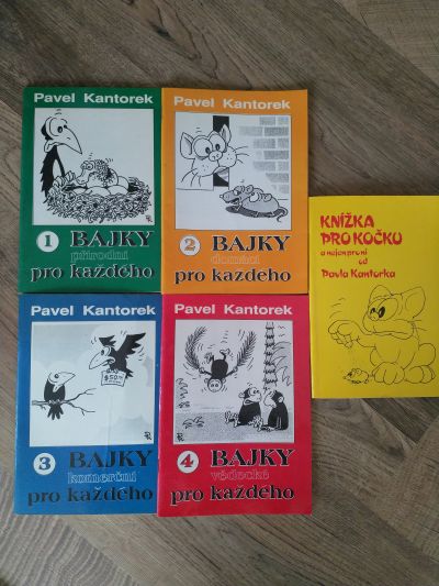 Kantorek - 5 brozur (bajky, knizka pro kocku)