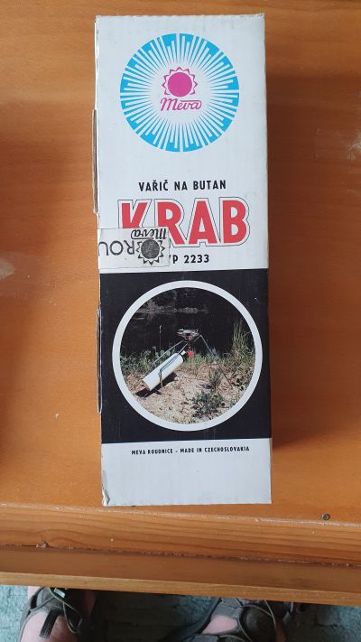 Krab - vařič na butan