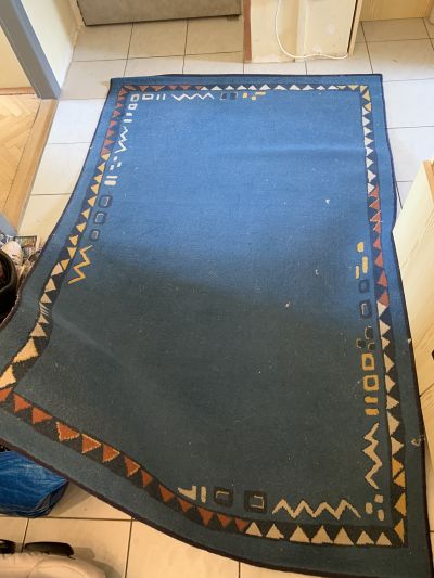 Modrý koberec 1,4x2 m