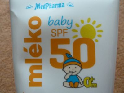 Opalovací mléko 50 pro děti