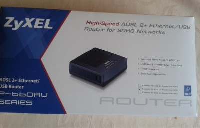 ADSL2+ modem Zyxel