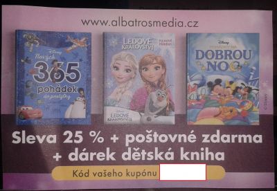 Sleva 25% na knihy Albatros při nákupu nad 399 Kč