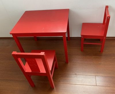 Stolek a židličky Ikea pro děti