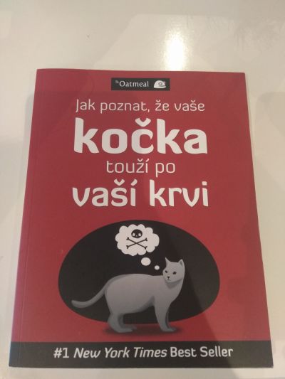 Kniha "Jak poznat, ze vase kocka touzi po vasi krvi"