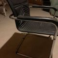 Židle kovové s koženým potahem - 2
