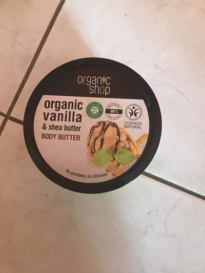 Organic shop tělove máslo - Creme Brulee