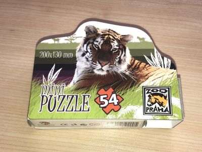 Mini Puzzle tygr Zoo Praha