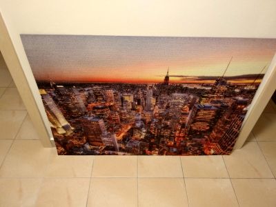 Puzzle nočního města New York