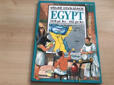 Kniha historie Egypt pro děti ilustrovaná