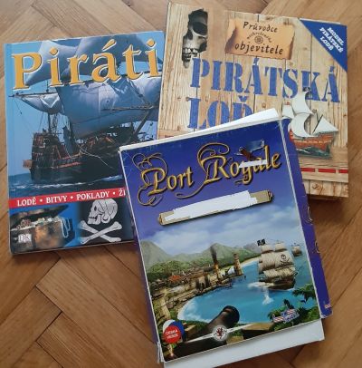 Piráti knihy a nějaké cd