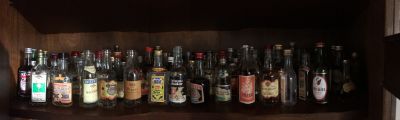 sbírka alkohol miniatury