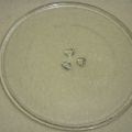 Skleněný talíř do mikrovlnky průměr 25,5 cm