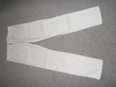Dívčí bílé kalhoty