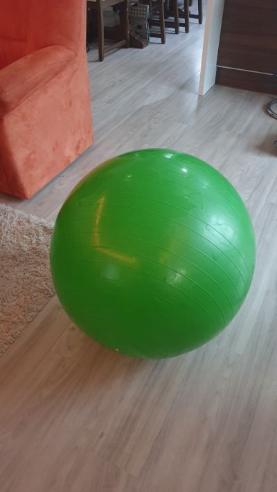 Zelený gymnastický balón 60cm