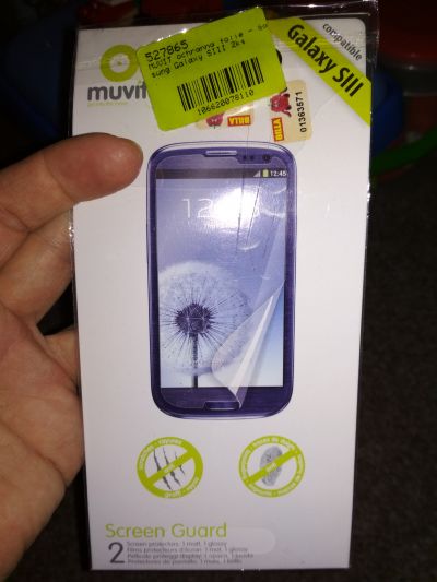 1ks ochranna fólie na Samsung Galaxy s3