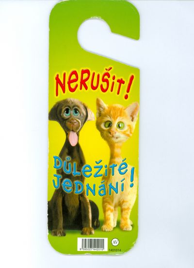 NERUŠIT - závěs na kliku