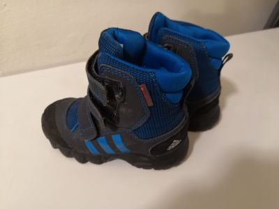 Zimne boty/topanky Adidas pre deti, modre, velkost (FR) 22