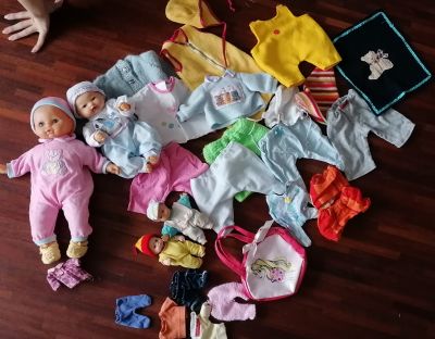 Panenky miminka + oblečky