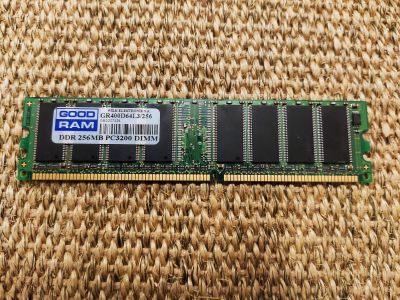 Paměť RAM 256 MB DDR PC3200 DIMM (GOODRAM)
