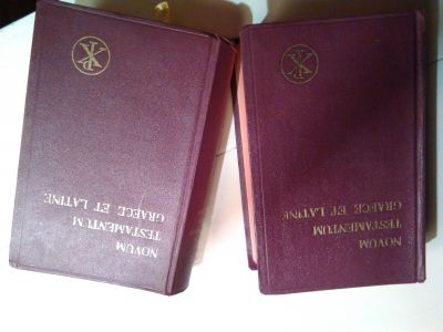 Novy zakon v latine a rectine + latinsko-cesky slovnik