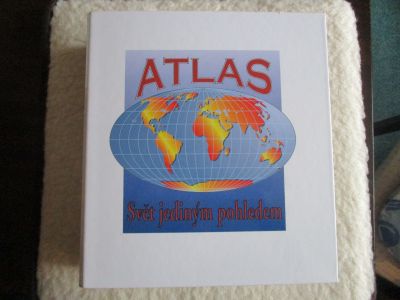 Prázdný šanon Atlas světa