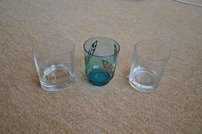 Tři skleničky